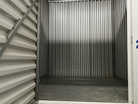An available 5x5x6 storage locker.